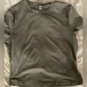 Black simple dress shirt